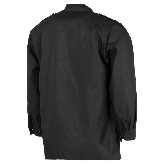 MFH Chemise à manches longues US - Noir