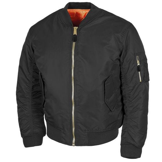 MFH Blouson style aviateur US MA1 - Noir