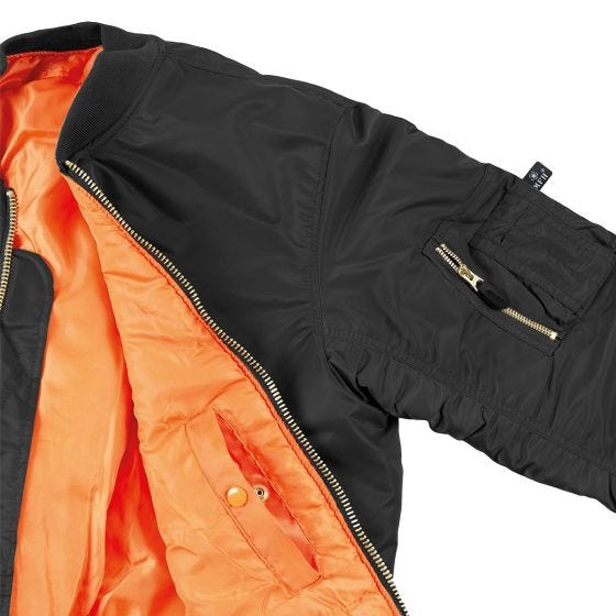 MFH Blouson style aviateur US MA1 - Noir
