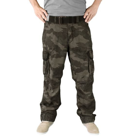 Surplus Pantalon Premium Vintage Black Camo