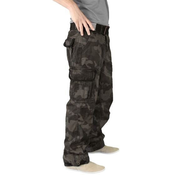 Surplus Pantalon Premium Vintage Black Camo