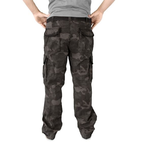 Surplus Pantalon Premium Vintage Black Camo