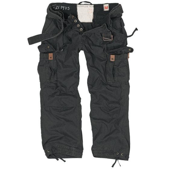 Surplus Pantalon Premium Vintage noir