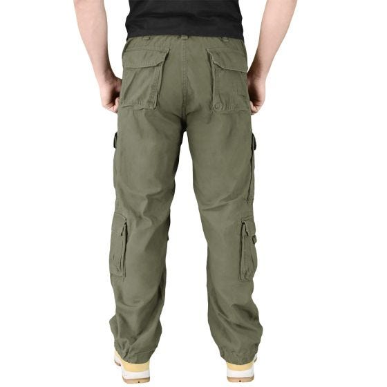 Surplus Pantalon Airborne Vintage vert olive