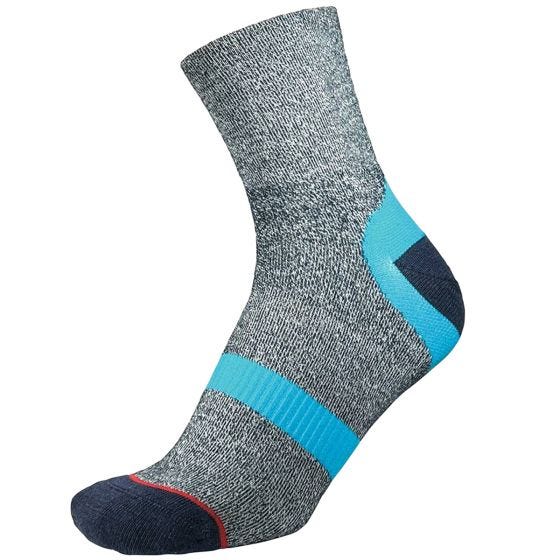 1000 Mile Chaussettes Approach Reprave Double Layer - Navy Marl/Kingfisher