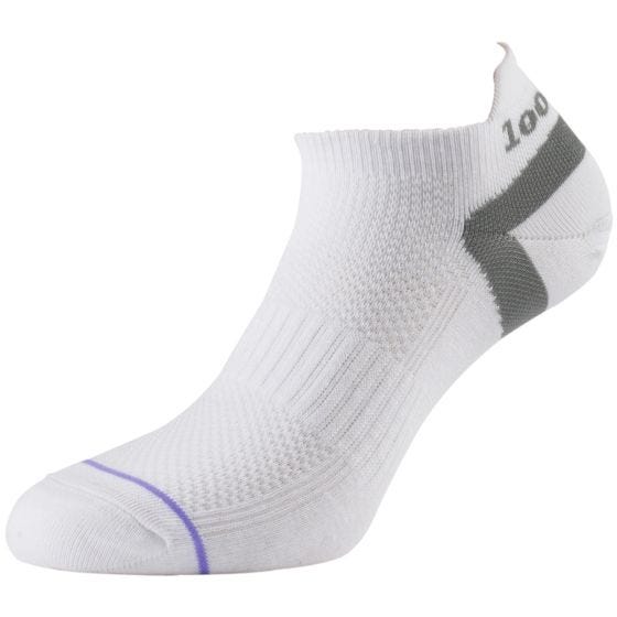 1000 Mile Chaussettes Ultimate Tactel Trainer Liner blanches