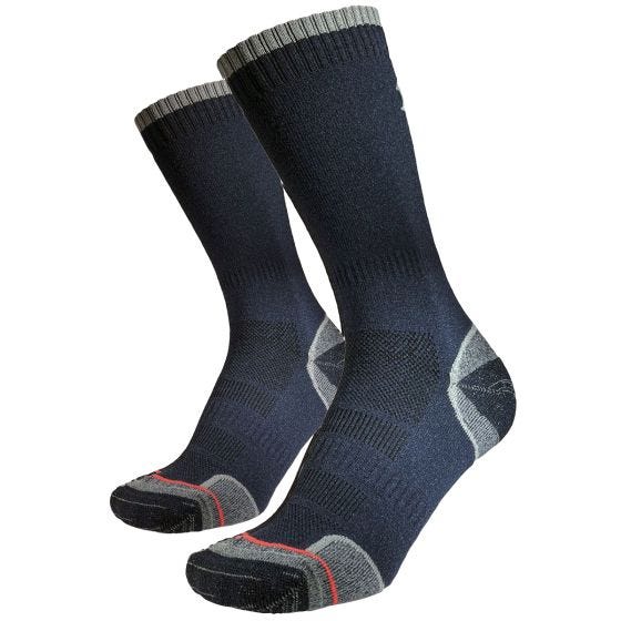 1000 Mile Chaussettes Walk Repreve Single Layer 2 Paquet - Navy/Gris Foncé