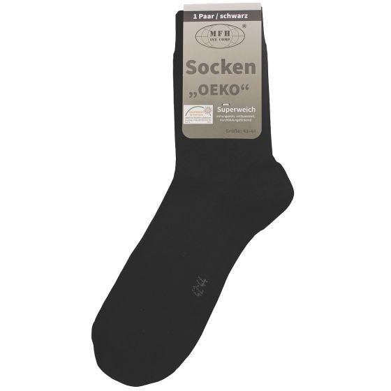 MFH Chaussettes Oeko - Noir
