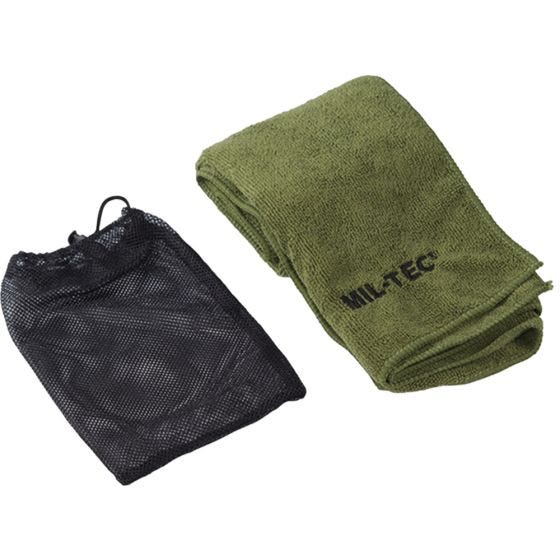 Mil-Tec Serviette en microfibres 120 x 60 cm vert olive