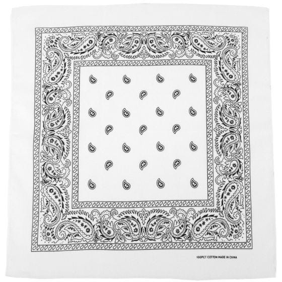 MFH Bandana en coton blanc
