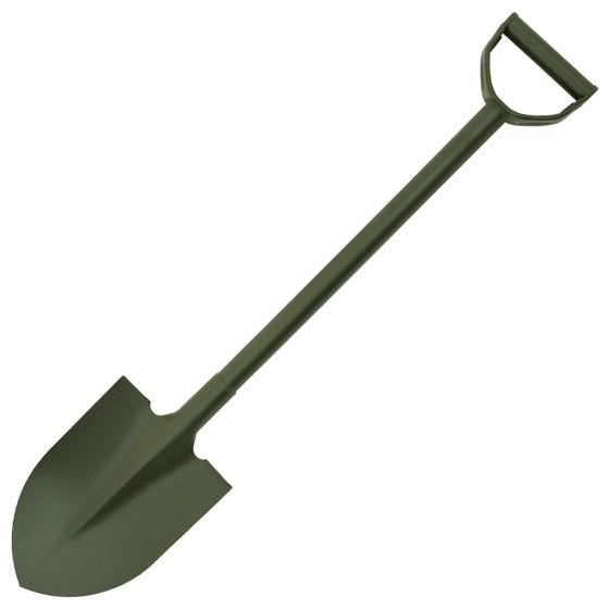 MFH Pelle Type I Jeep Steel avec poignée en D OD Green