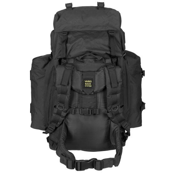 MFH Sac à dos de montagne type bergen German Army 80 L noir