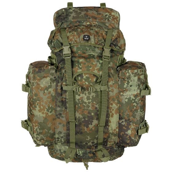 MFH Sac à dos de montagne type bergen German Army 80 L Flecktarn