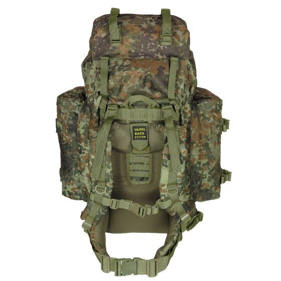 MFH Sac à dos de montagne type bergen German Army 80 L Flecktarn
