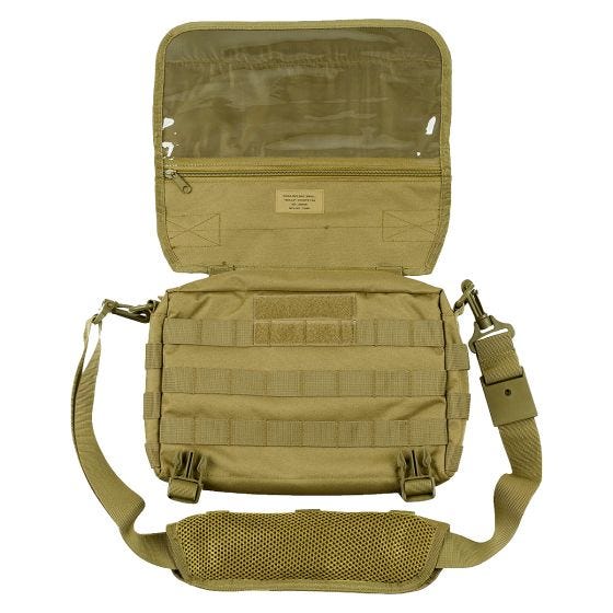 MFH Petite Sacoche en Bandoulière MOLLE Padded Straps - Coyote Tan