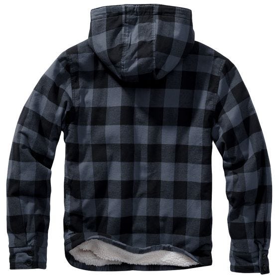 Brandit Veste Lumber Hooded - Noir/Gris