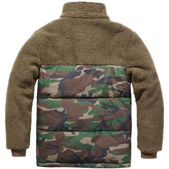 Brandit Veste Jackson Teddyfleece - Olive/Woodland