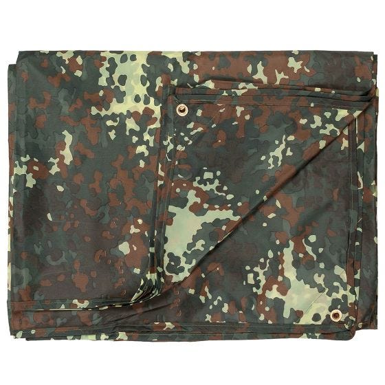 MFH Bâche 'Tarp' 400x500cm - Flecktarn