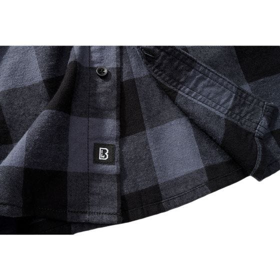 Brandit Chemise à manches courtes Half Sleeve Check - Noir/Gris