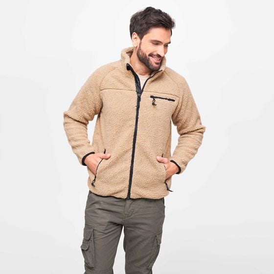 Brandit Veste Teddyfleece - Camel
