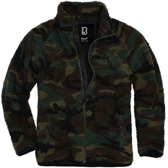 Brandit Veste Teddyfleece - Woodland
