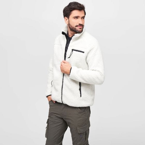 Brandit Veste Teddyfleece - Blanc