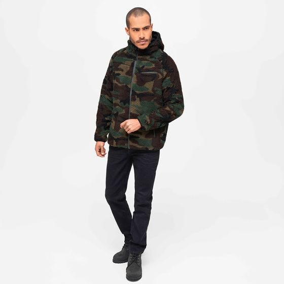 Brandit Veste Teddyfleece Worker - Woodland