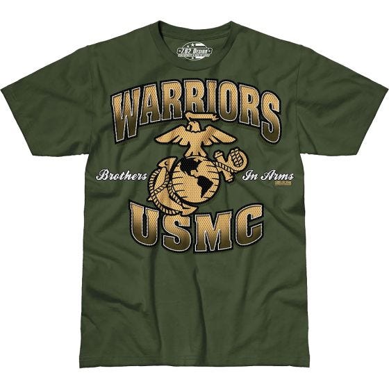 7.62 Design T-shirt USMC Warriors Military Green