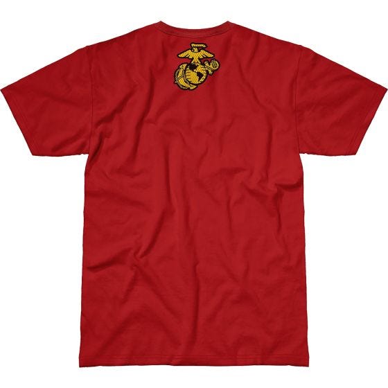 7.62 Design T-shirt USMC Warriors Scarlet