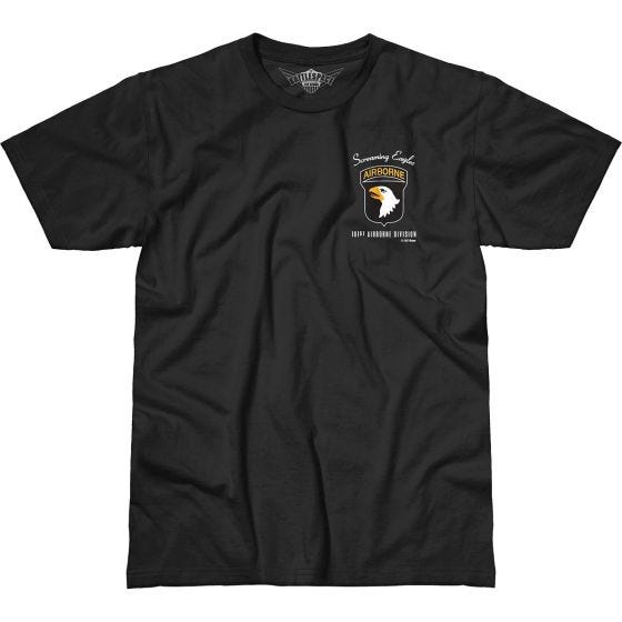 7.62 Design T-shirt Army 101st Airborne Screaming Eagle Battlespace noir