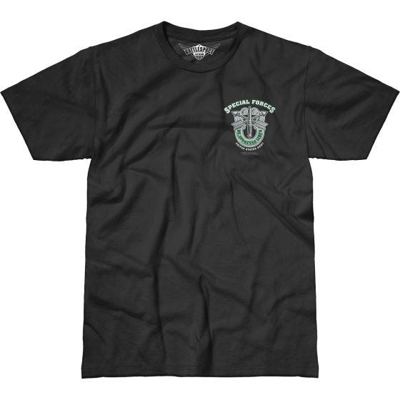 7.62 Design T-shirt Army Special Forces Green Beret Battlespace noir