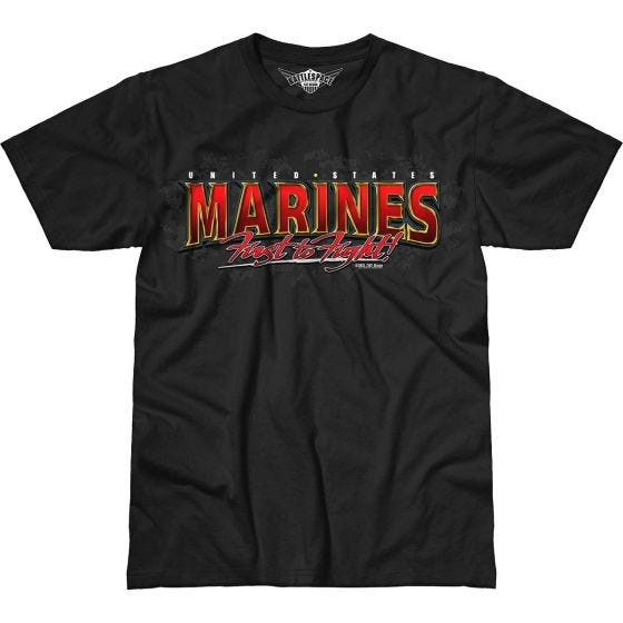7.62 Design T-shirt USMC Eagle, Globe & Anchor Battlespace noir
