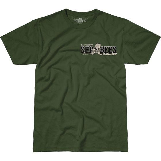 7.62 Design T-shirt USN Seabees Vintage Battlespace Military Green