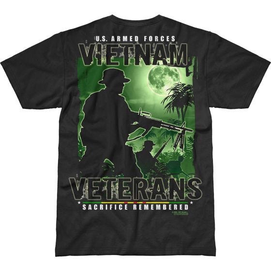7.62 Design T-shirt Vietnam Veterans Remembered Battlespace noir