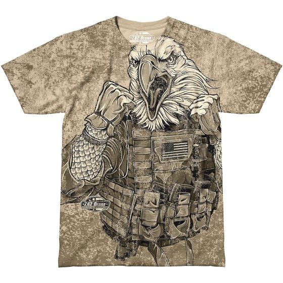 7.62 Design T-shirt Avenge Our Fallen Sand