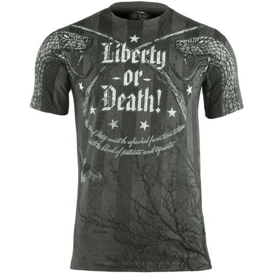 7.62 Design T-shirt Liberty or Death Charcoal