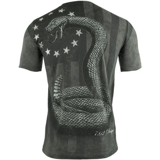 7.62 Design T-shirt Liberty or Death Charcoal