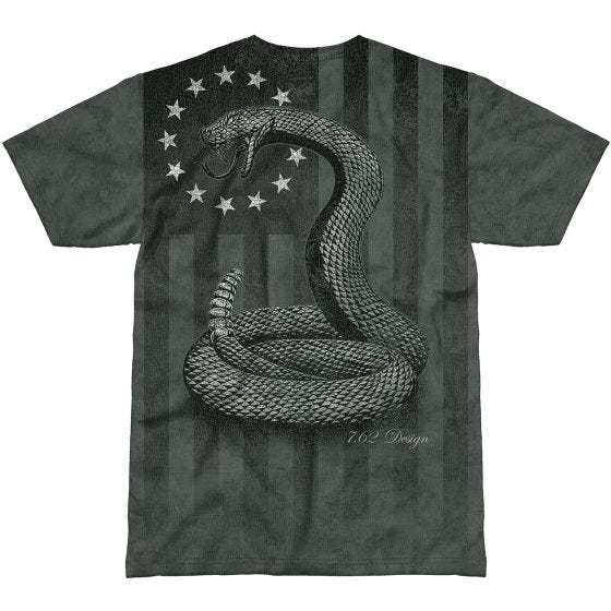 7.62 Design T-shirt Liberty or Death Charcoal