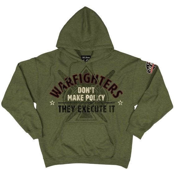7.62 Design Sweatshirt à capuche Warfighters Heather Green