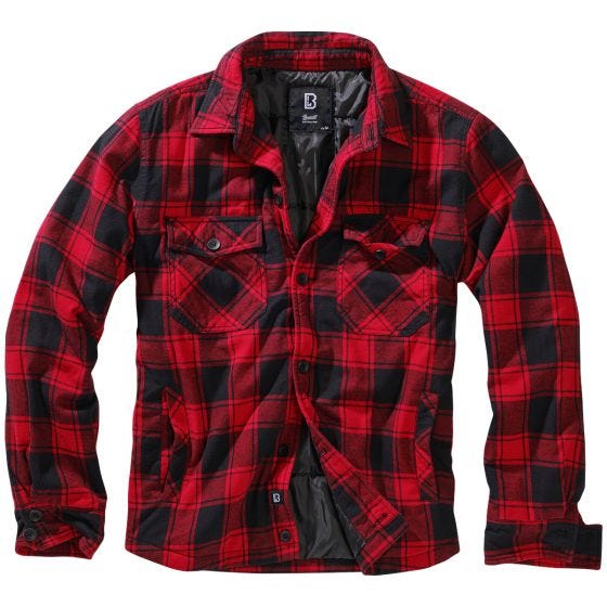 Brandit Veste Lumber - Rouge/Noir