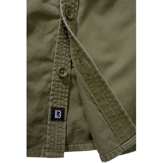 Brandit Chemise à manches longues Femmes Ancien - Olive