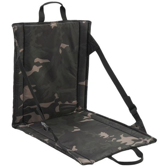 Brandit Coussin d'assise pliant - Dark Camo