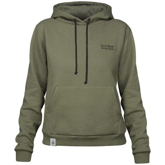 Alpinus Sweat à capuche City Eco Lynx - Olive