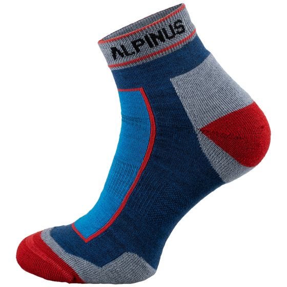Alpinus Socquettes Sveg - Bleu/Rouge