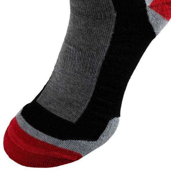 Alpinus Socquettes Sveg - Gris/Rouge