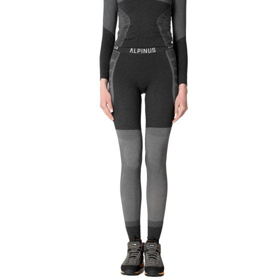 Alpinus Collant de sous-couche Pro Miyabi Edition - chiné gris