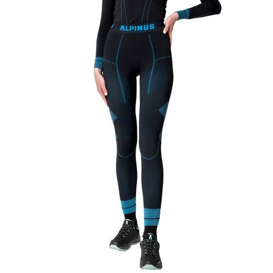Alpinus Collant de sous-couche Tactical - Noir-Bleu