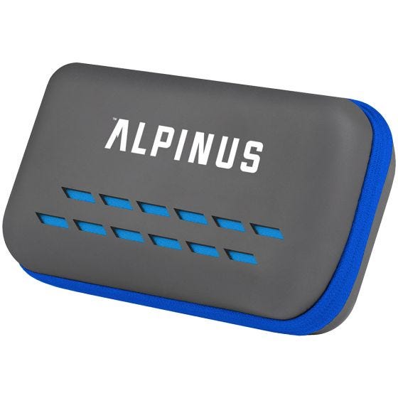 Alpinus Serviette en microfibres Canoa - Bleu