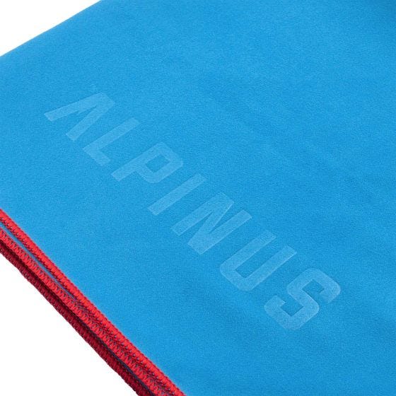 Alpinus Serviette en microfibres Canoa - Bleu