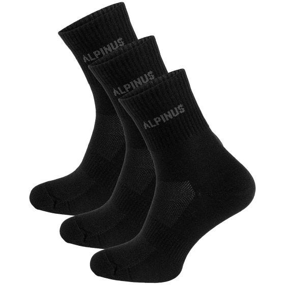 Alpinus Chaussettes Alpamayo 3-Pack - Noir